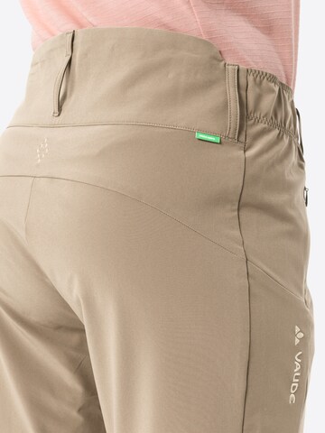 VAUDE Regular Outdoorbroek 'Skomer P III' in Beige