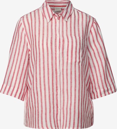 STREET ONE Bluse in rot / pastellrot, Produktansicht