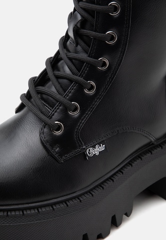 BUFFALO Lace-Up Boots in Black