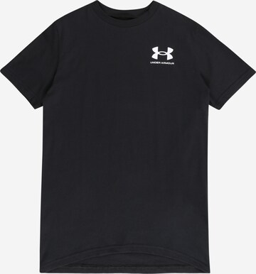 UNDER ARMOUR Performance shirt in Black: front