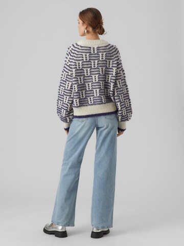 VERO MODA Пуловер 'SOLANGE' в бежово