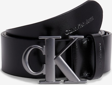 Curea de la Calvin Klein Jeans pe negru: față