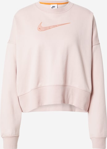 Nike Sportswear Sweatshirt 'Swoosh' in Roze: voorkant