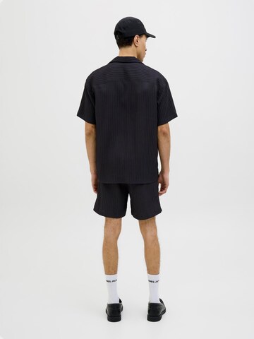 JACK & JONES Comfort fit Button Up Shirt in Black