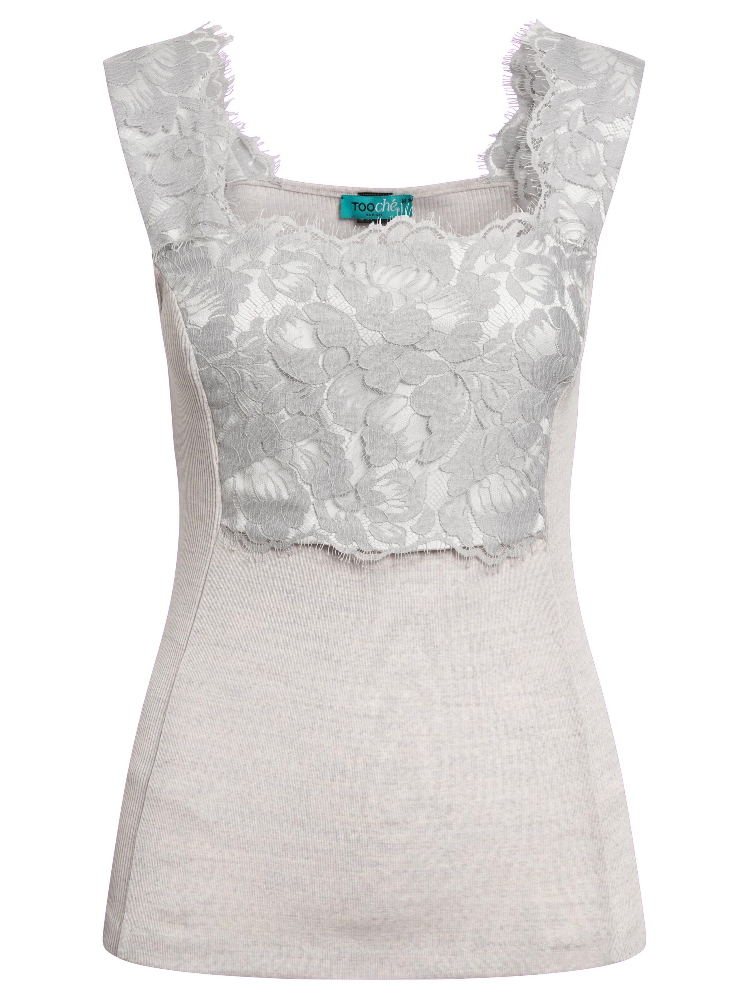 TOOche Shirt 'Frosted Elegance' in Grey: front