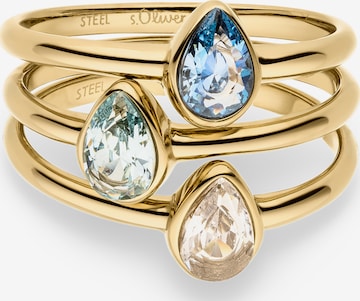 s.Oliver Ring in Gold: Vorderseite