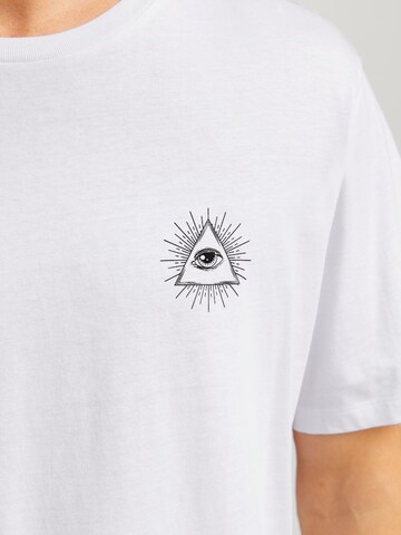 JACK & JONES T-shirt 'JJJACKIE' i vit