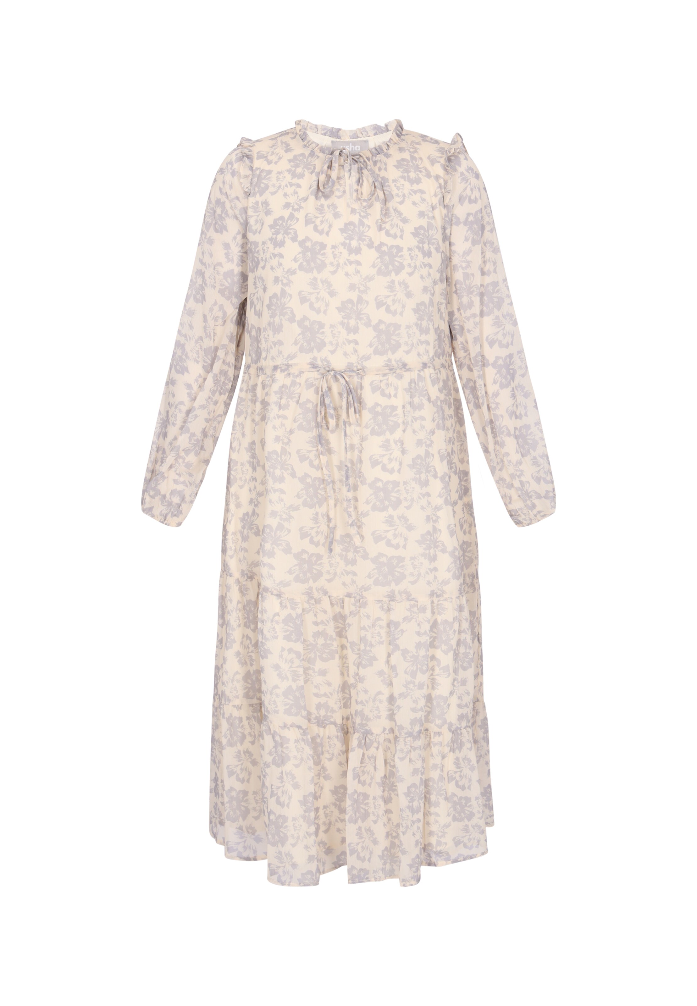 Usha - Vestido en beige: frente