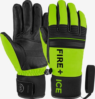 BOGNER Athletic Gloves 'F+I Erko R-TEX' in Green / Black, Item view