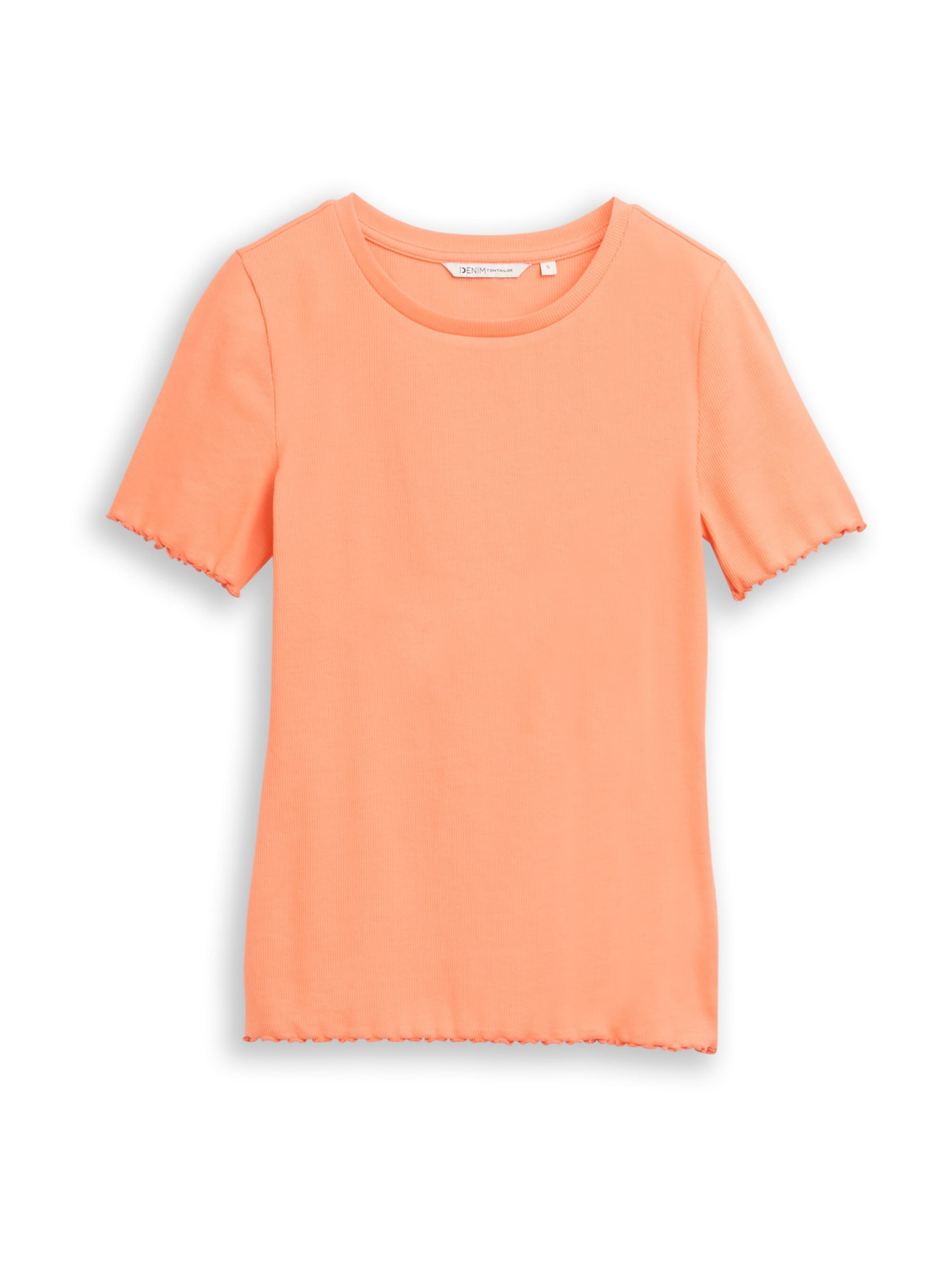TOM TAILOR DENIM Shirt in Orange: front
