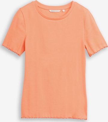 TOM TAILOR DENIM Shirt in Orange: front