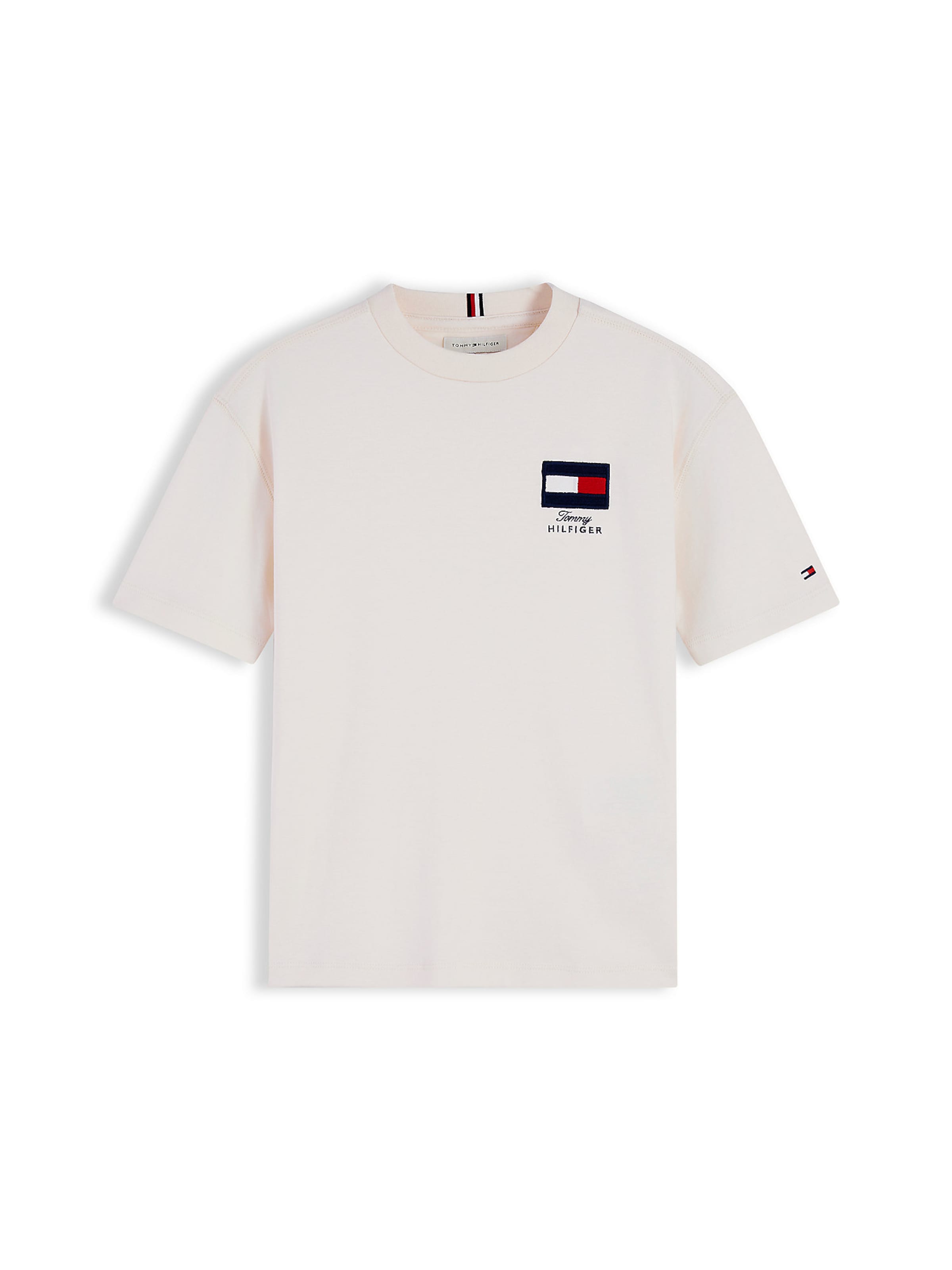 TOMMY HILFIGER T-Shirt in Beige: Vorderseite