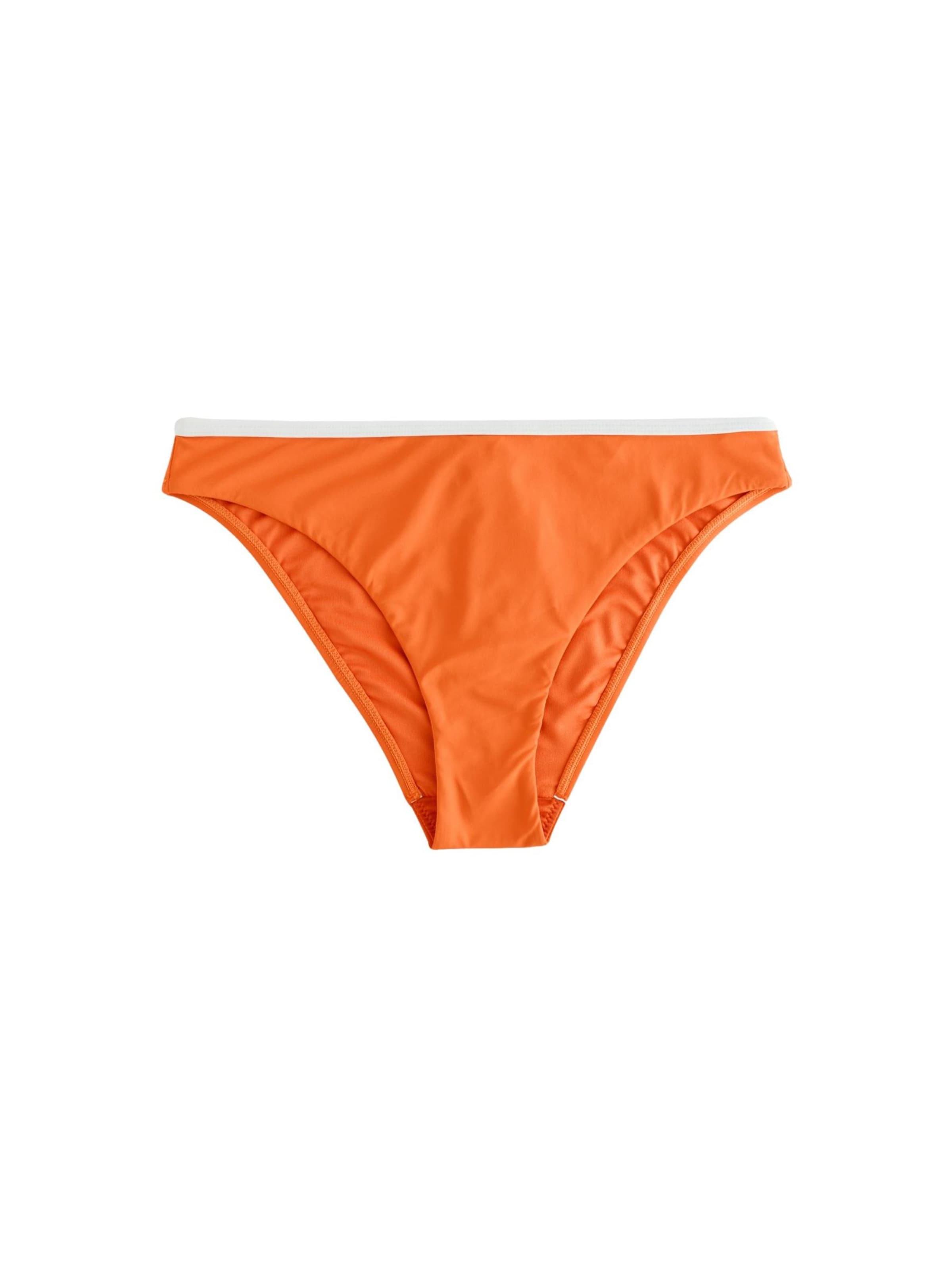 Mint Velvet Σλιπ μπικίνι σε πορτοκαλί: μπροστά