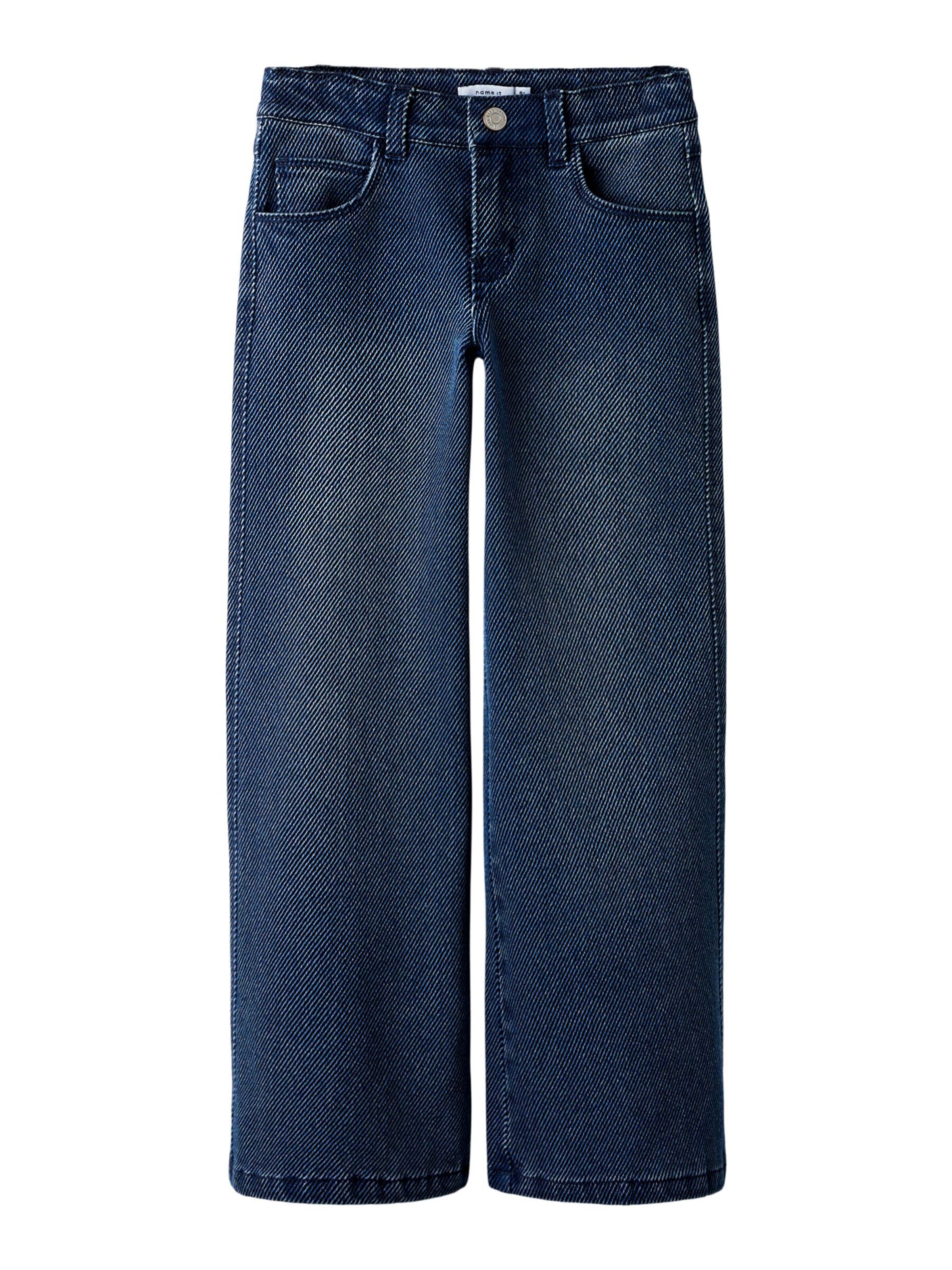 NAME IT Wide Leg Jeans i blå: forside