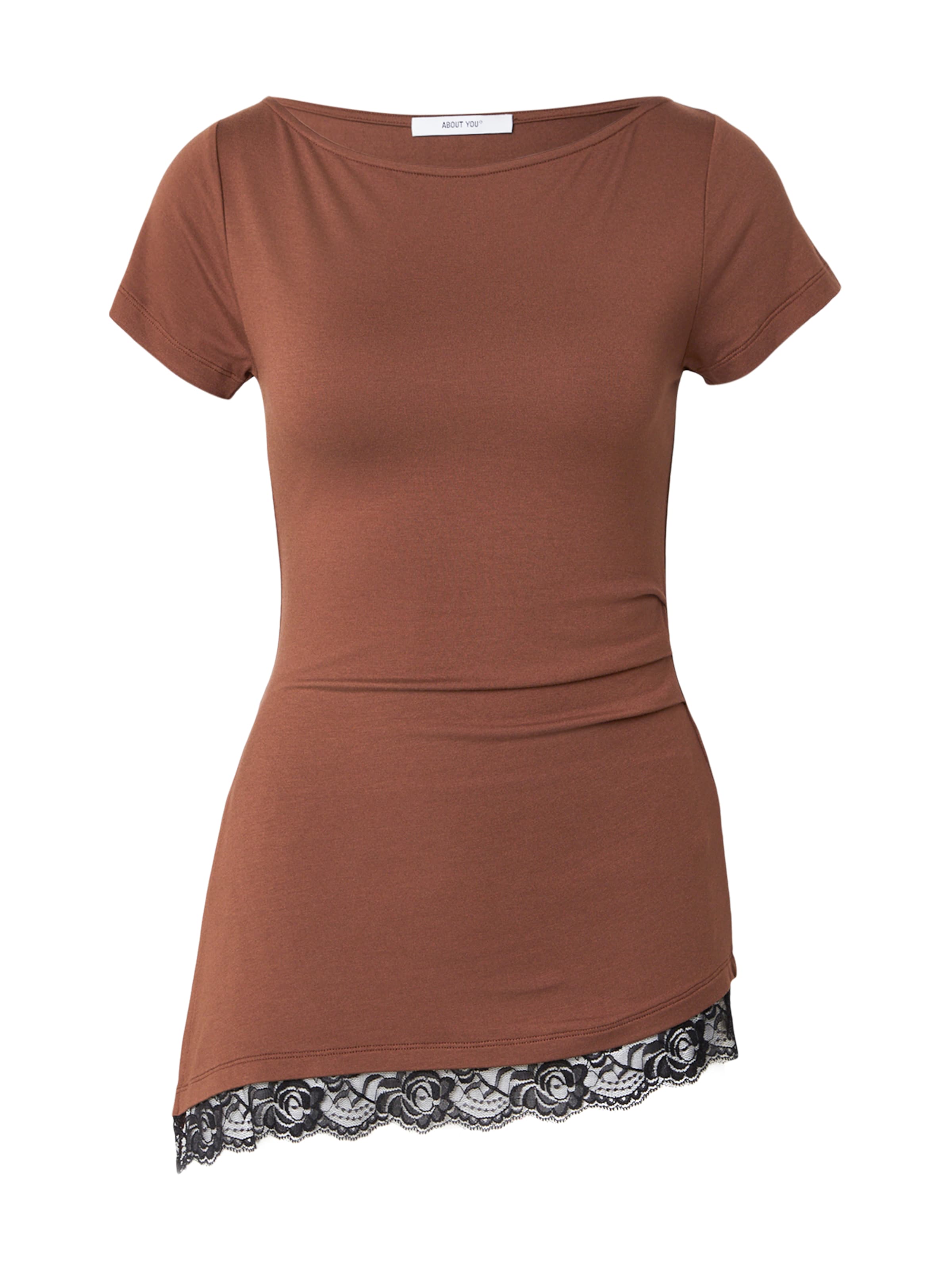 ABOUT YOU - Camisa 'Nayeli' em castanho: frente