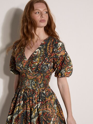 Robe ' ' Apricot en vert