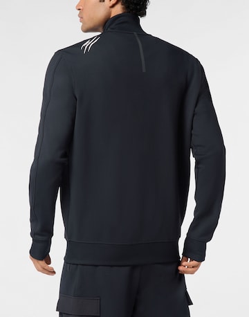 Plein Sport - Sudadera con cremallera 'Scratch' en negro