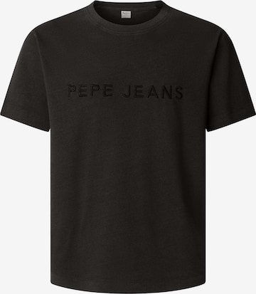 Pepe Jeans Shirt 'MEYER TEE' in Zwart: voorkant