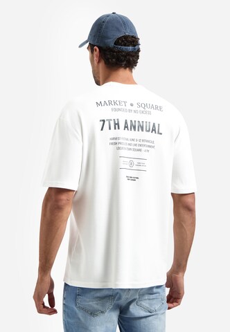 No Excess Shirt in White: front