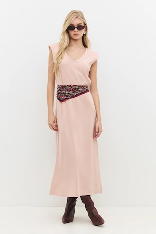 No Matter What Dress in Pink: front