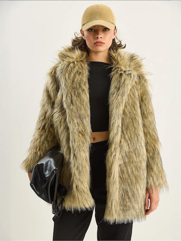 Bianco Lucci Wintermantel in Bruin: voorkant