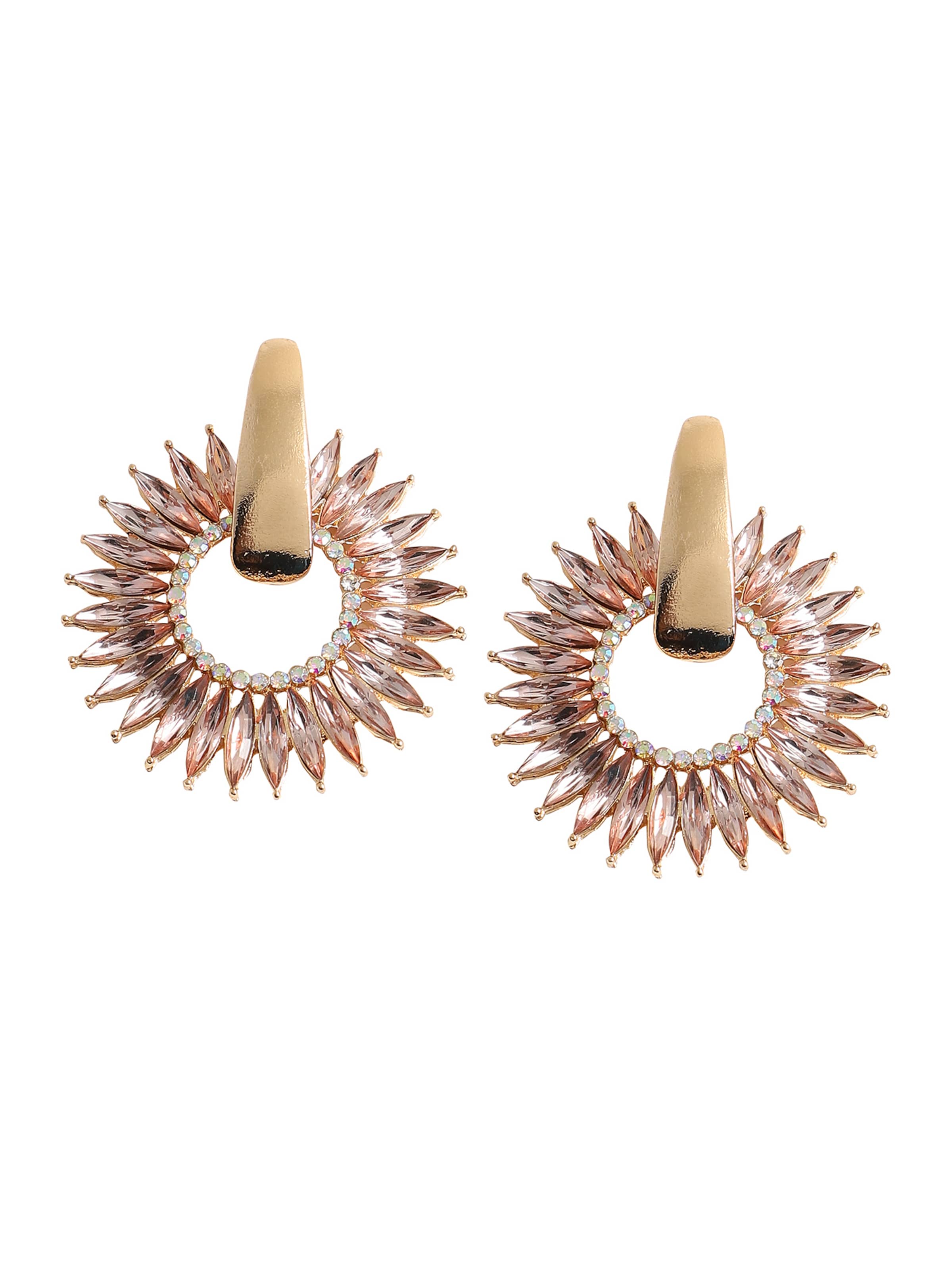 SOHI Uhani 'Eshika' | roza barva: sprednja stran