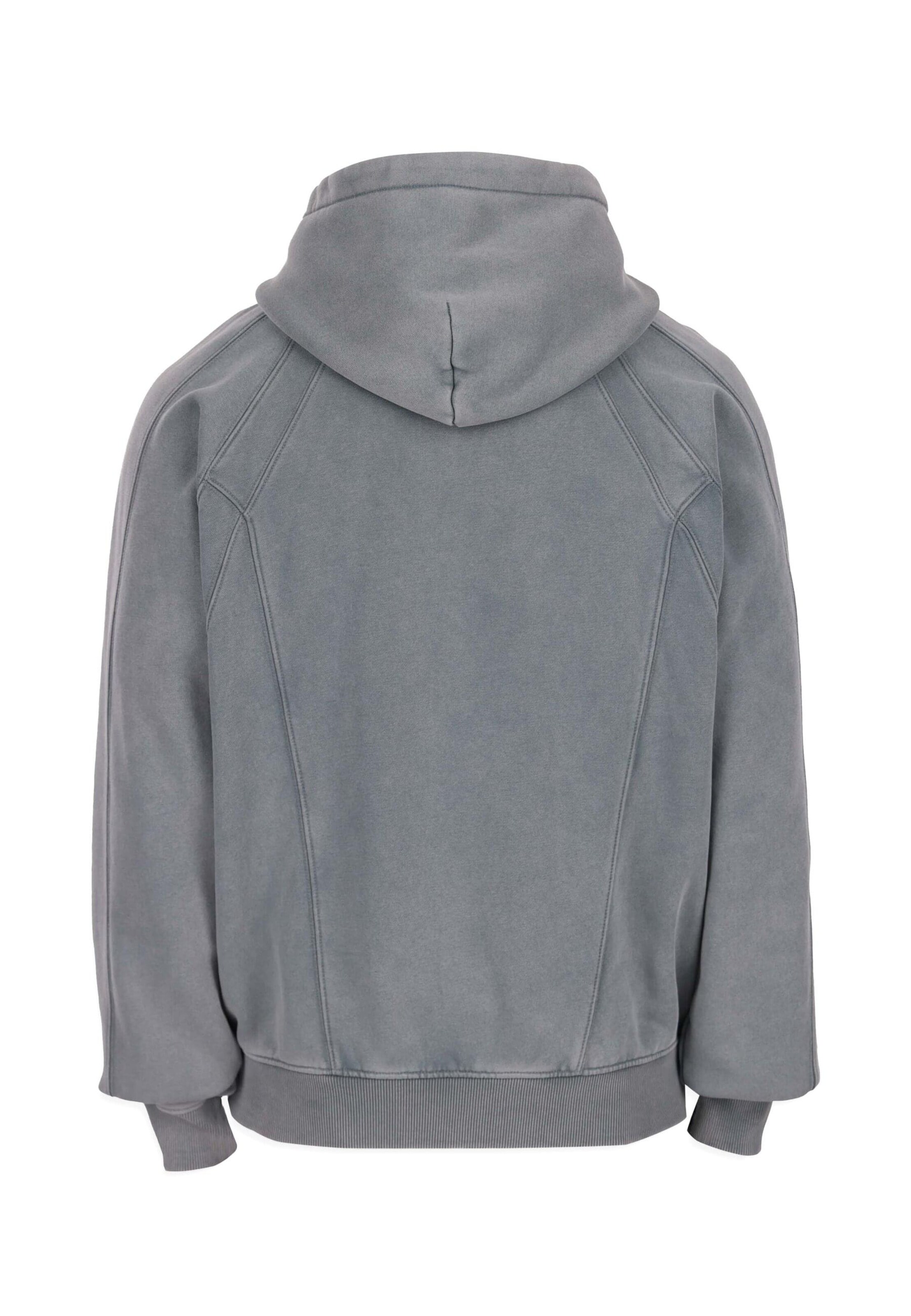 Dropsize Sweatshirt 'Seam' in Grau