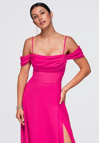 Ombre Evening dress in Pink