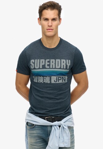 Superdry Shirt in Blauw: voorkant