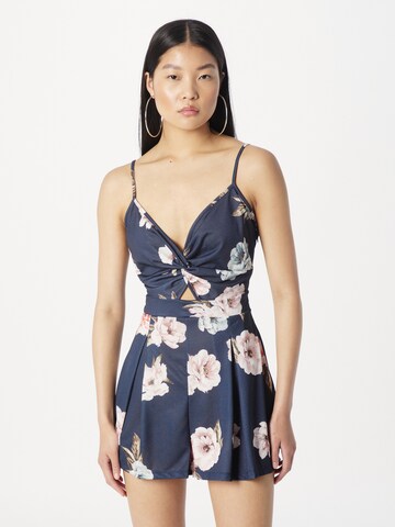 Tuta jumpsuit 'Chadia Overall' di ABOUT YOU in blu: frontale