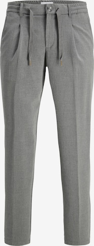 Regular Pantalon à pince 'Bill' JACK & JONES en gris : devant