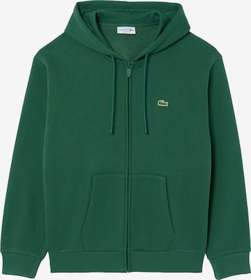 LACOSTE Sweatjacke in Grün: Vorderseite