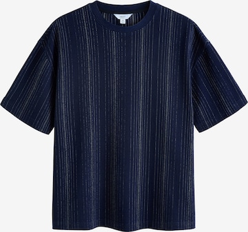 Next Shirt in Blau: Vorderseite