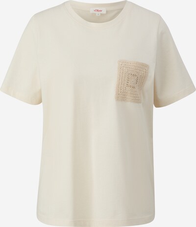 s.Oliver T-shirt en beige, Vue avec produit