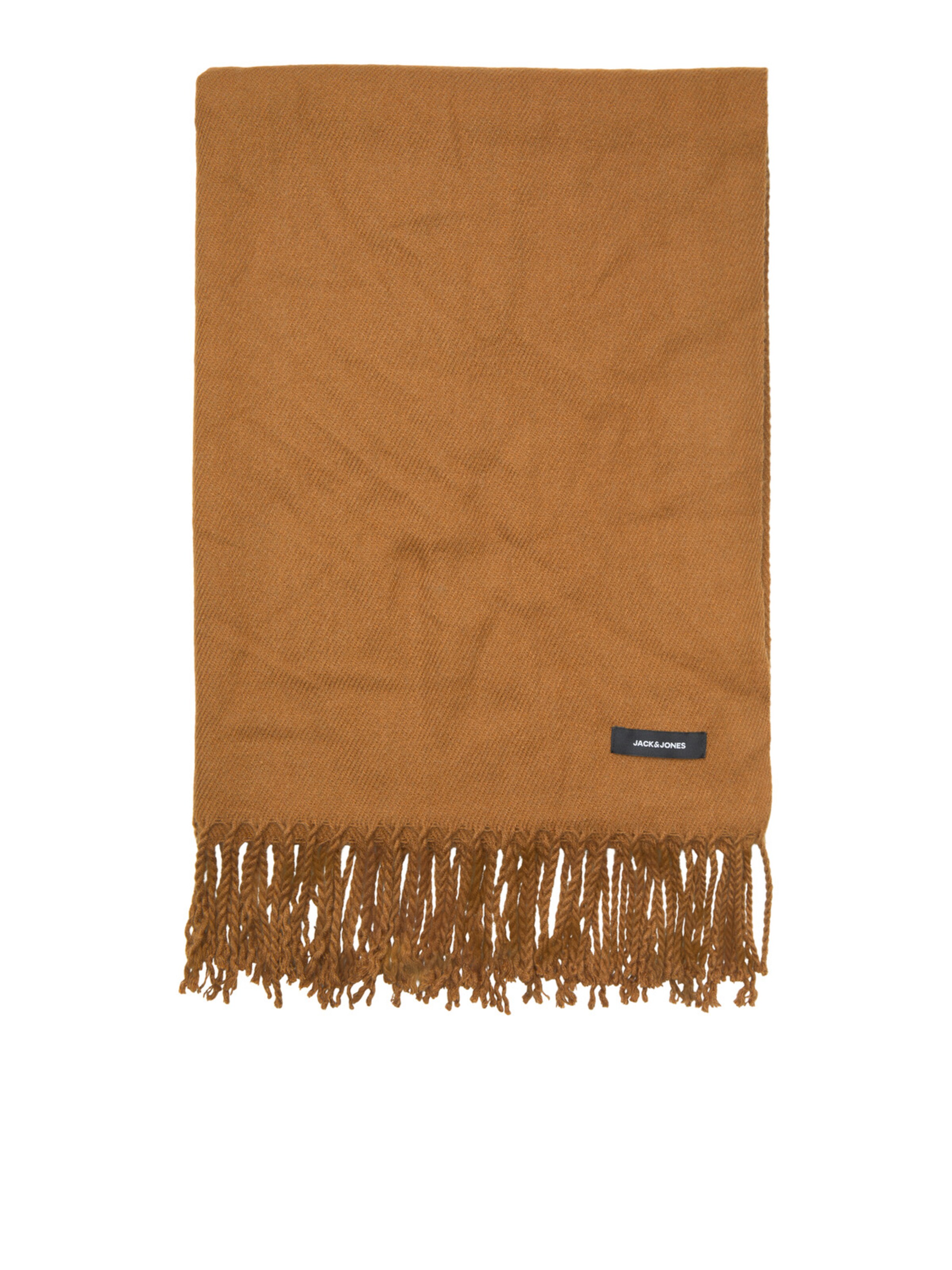 JACK & JONES Scarf 'Solid' in Brown