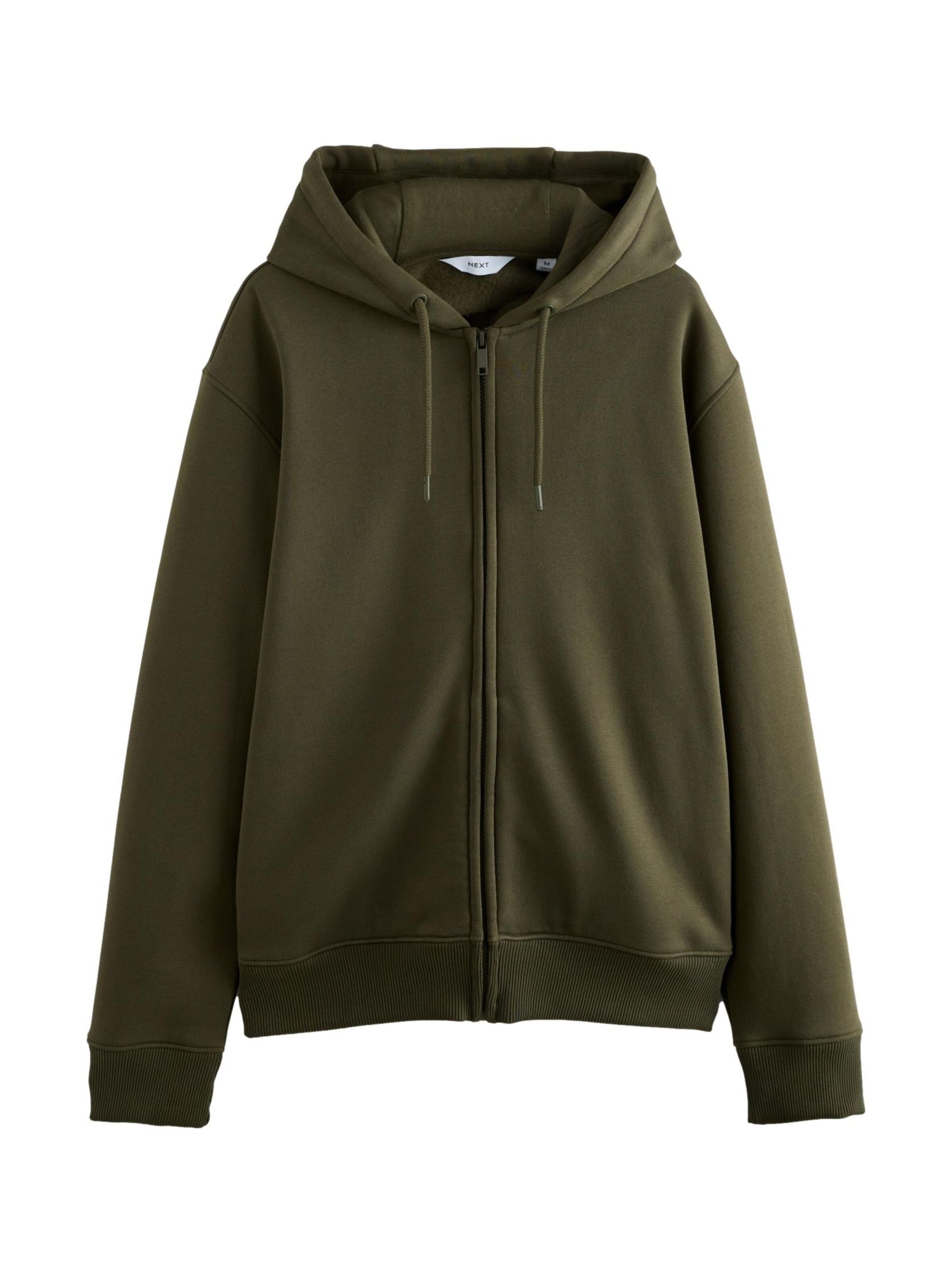 Next Sweatjacke in Grün: Vorderseite