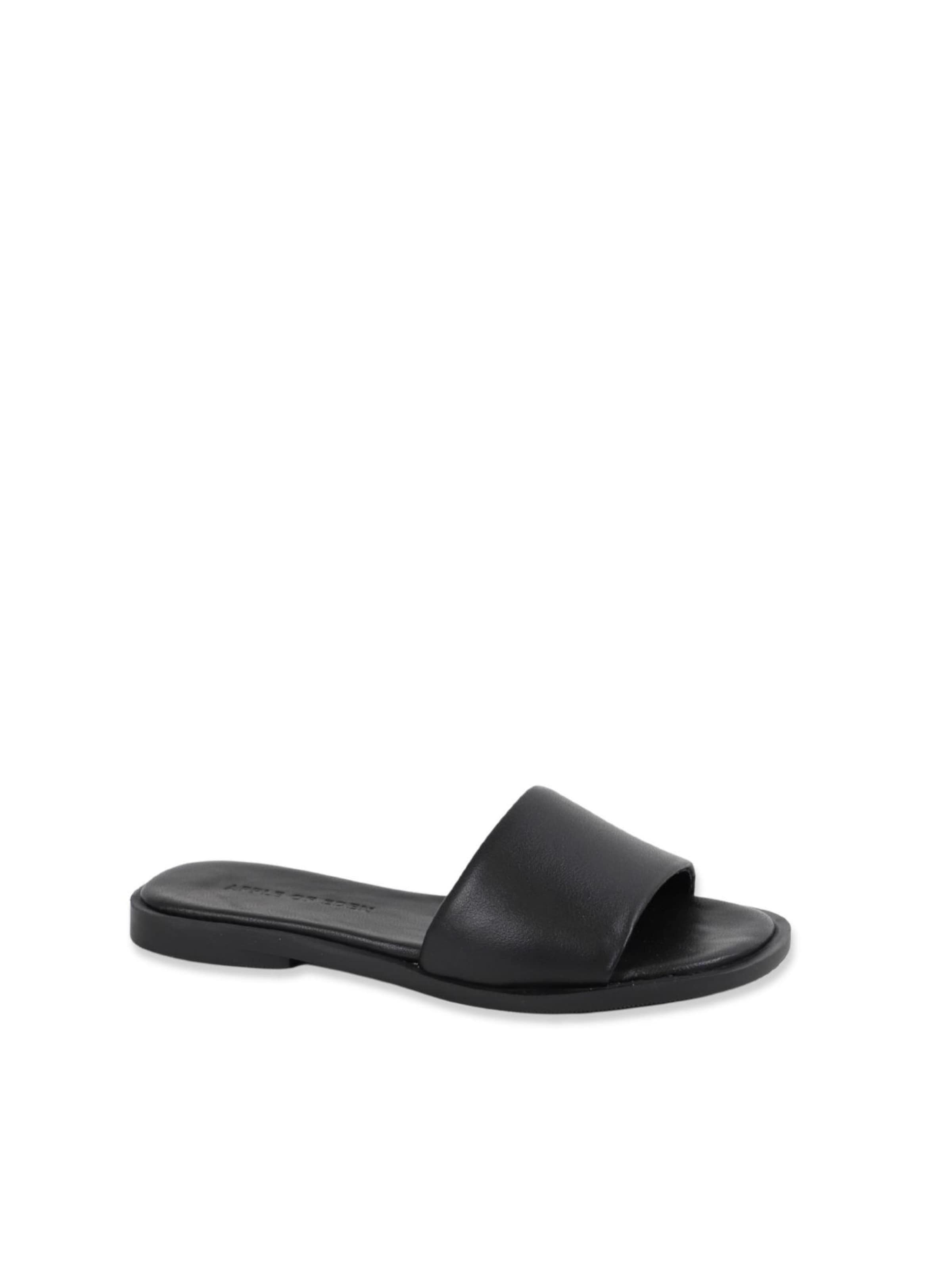 Apple of Eden Slippers 'SS26-AGNIS 1' in Black: front