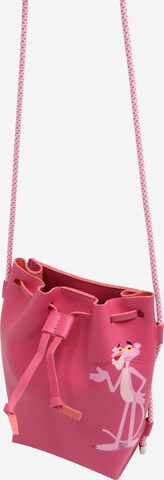 STUFF MAKER Τσάντα πουγκί 'Pink Panther' σε ροζ: μπροστά