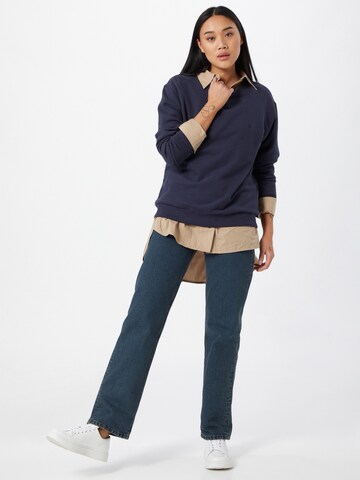 MUD Jeans Wide Leg Jeans 'Rose' in Blau