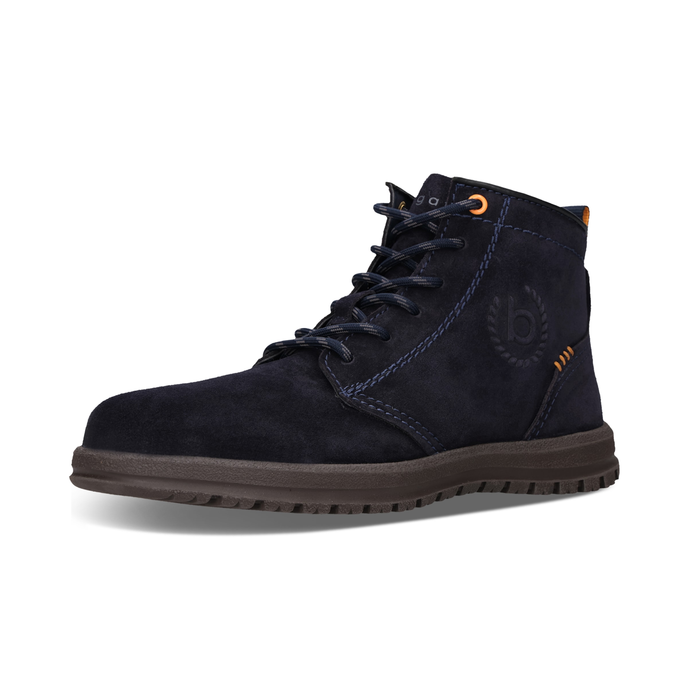 Boots stringati 'AYO' di bugatti in blu: frontale