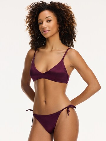 Triangle Bikini 'Lou' Shiwi en violet : devant