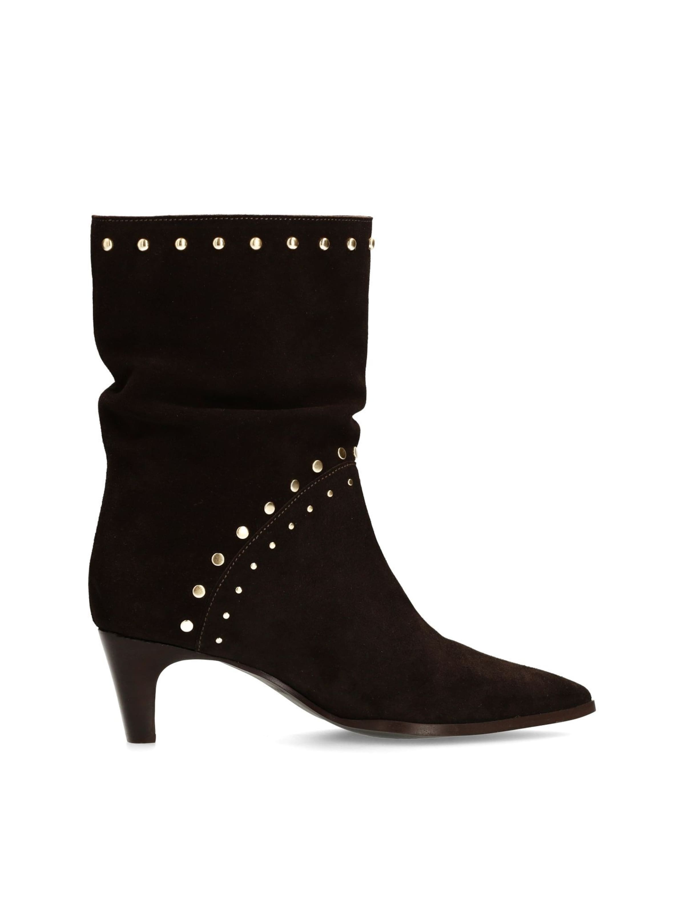 MANFIELD Stiefelette in Braun