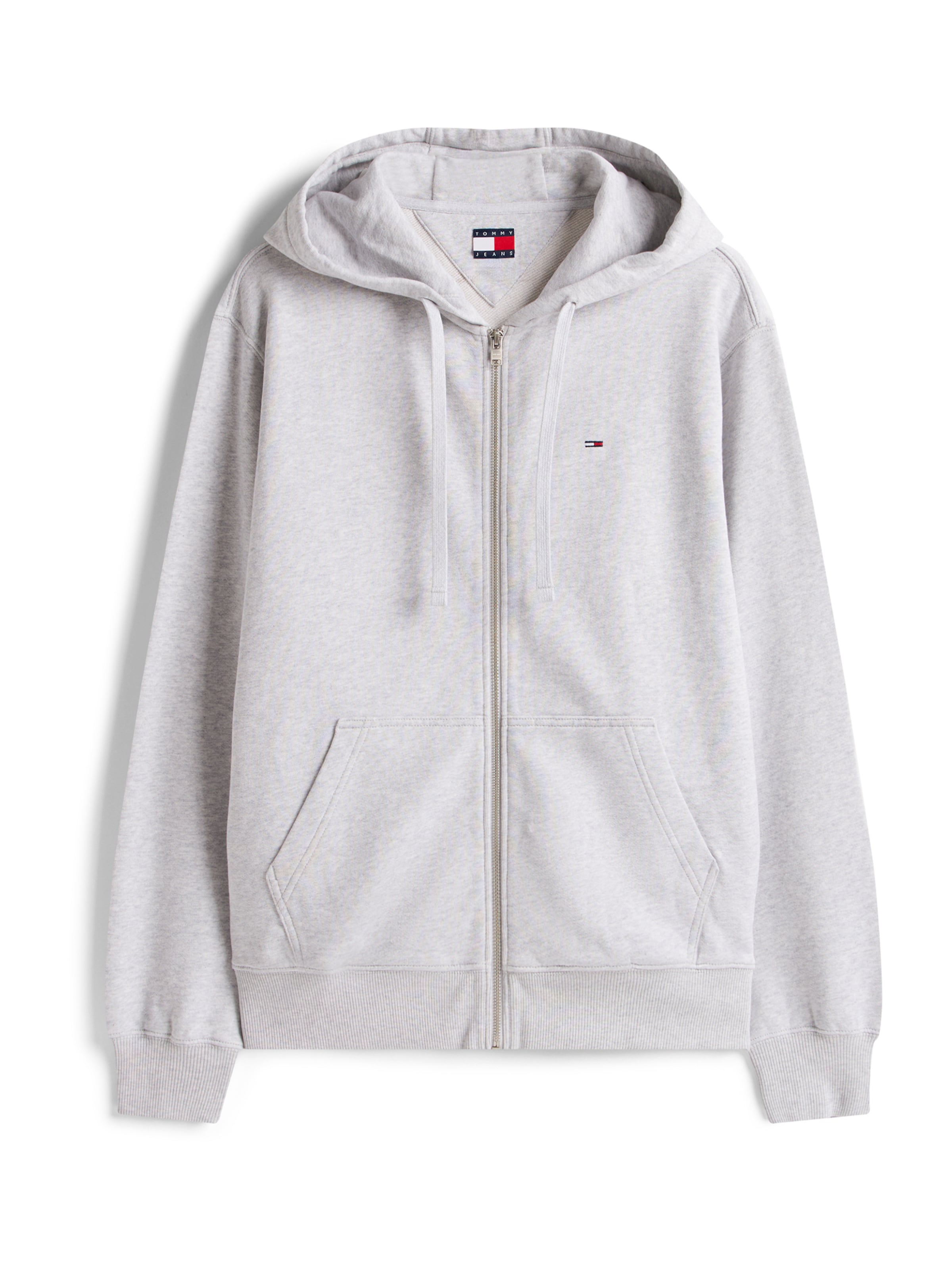 Tommy Jeans Bluza rozpinana w kolorze szary: przód