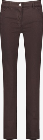 GERRY WEBER Regular Jeans in Brown: front
