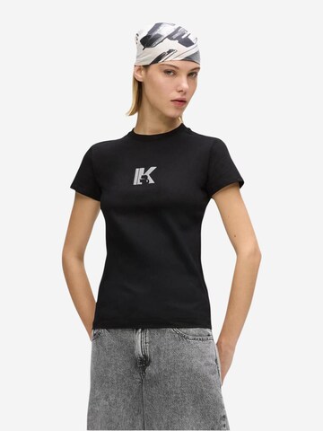 KARL LAGERFELD JEANS Koszulka w kolorze czarny: przód