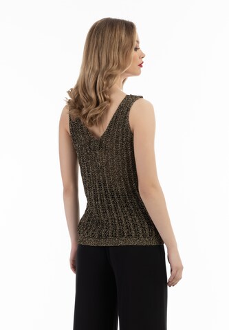 faina Knitted Top in Black