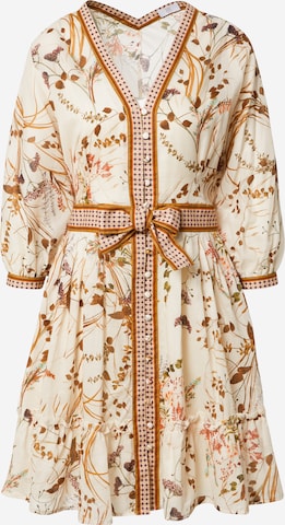 Riani Shirt Dress in Beige: front