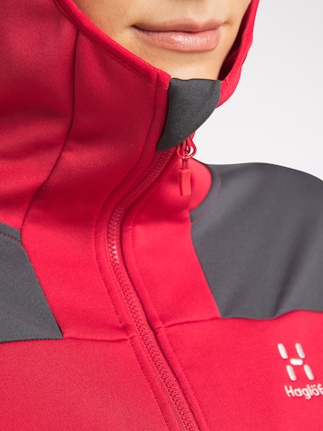 Haglöfs Athletic Fleece Jacket 'Astral' in Red