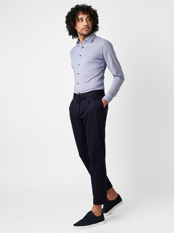 DESOTO Slim fit Overhemd in Blauw
