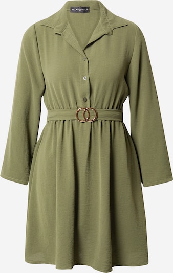 Mela London Sukienka koszulowa w kolorze khakim, Podgląd produktu